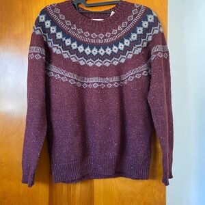 Weatherproof Maroon Crewneck Sweater